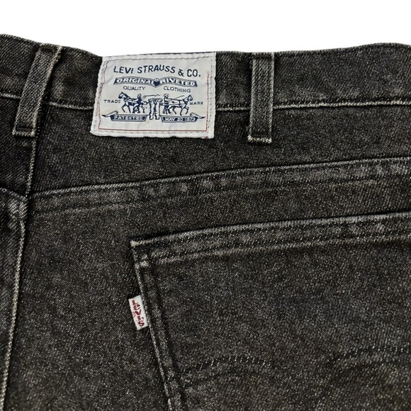 Levis‎ Relaxed Vintage Jeans Grey Black Size 38x29 - Picture 10 of 14
